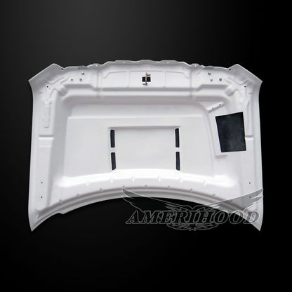AmeriHood - Ford F-150 2009-2014 Type-E Style Functional Heat Extractor Ram Air Hood