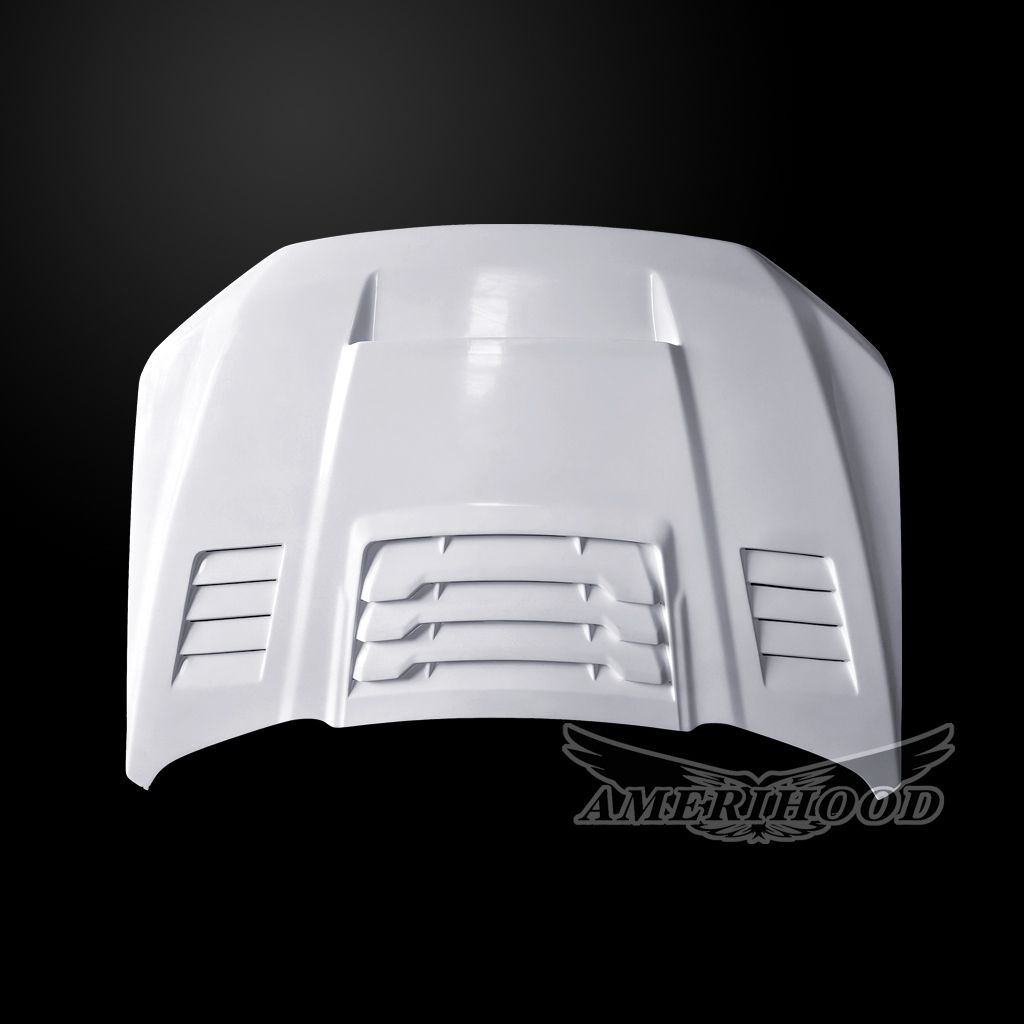 AmeriHood - Ford F-150 2015-2020 RIP Style Functional Heat Extractor Ram Air Hood