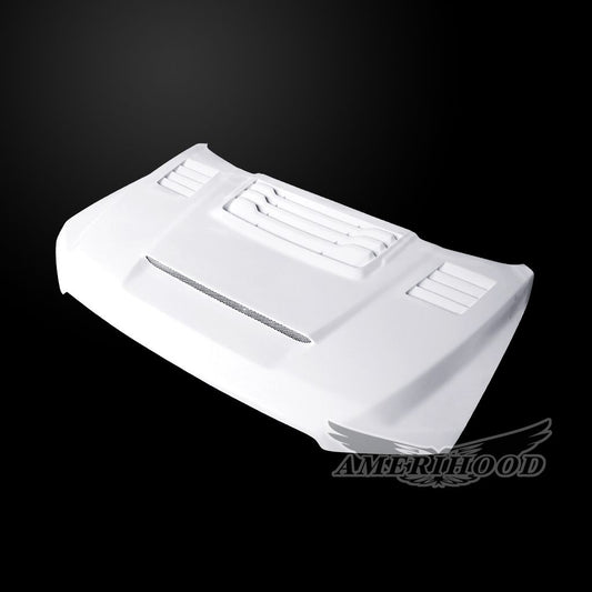 AmeriHood - Ford F-150 2015-2020 RIP Style Functional Heat Extractor Ram Air Hood