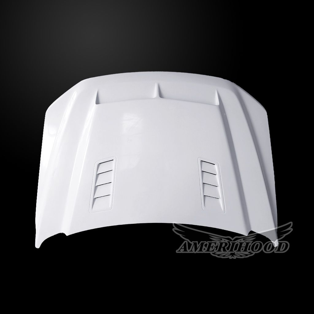 AmeriHood - Ford F-150 2024-2025 Type E Style Functional Heat Extractor Ram Air Hood For XL, STX, XLT, LARIAT Model Only