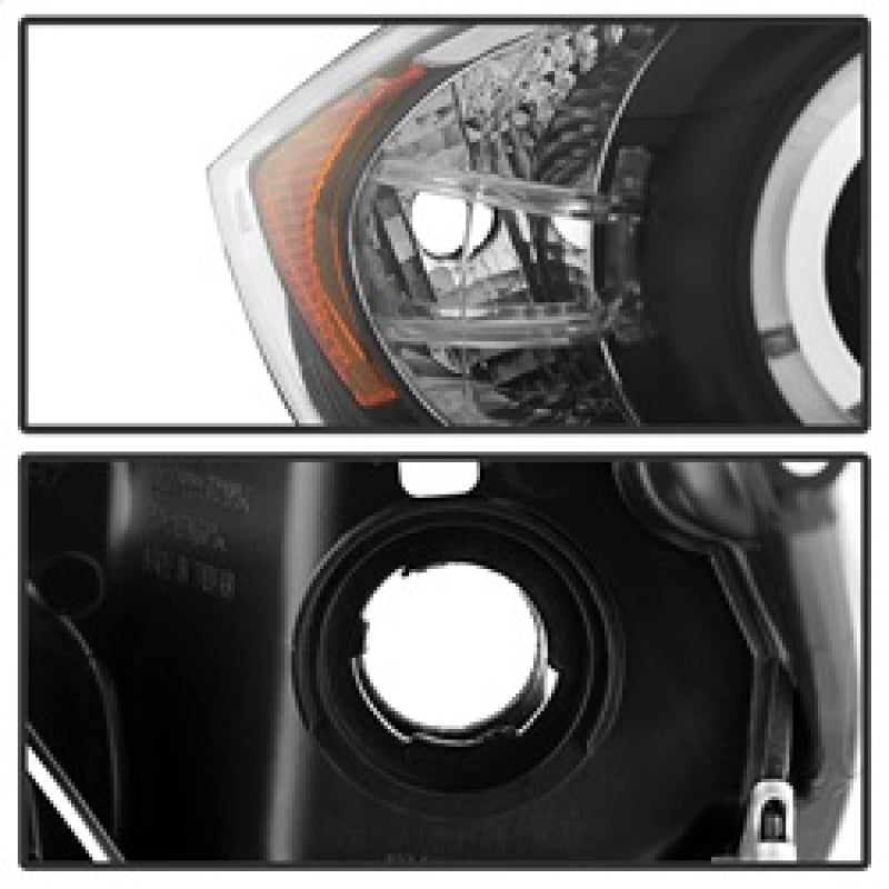 Spyder BMW E90 3-Series 06-08 Projector LED Halo Amber Reflctr Rplc Bulb Blk PRO-YD-BMWE9005-AM-BK 5009005
