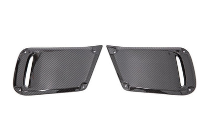 OLM LE Dry Carbon Fiber JDM DRL Facelift Bezel Cover (No Fog Hole) - 2018-2021 Subaru WRX / STI