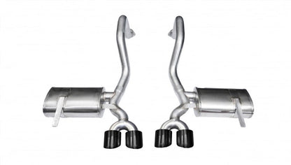Corsa Performance 97-04 Chevrolet Corvette C5 Z06 5.7L V8 Black Xtreme Axle-Back Exhaust