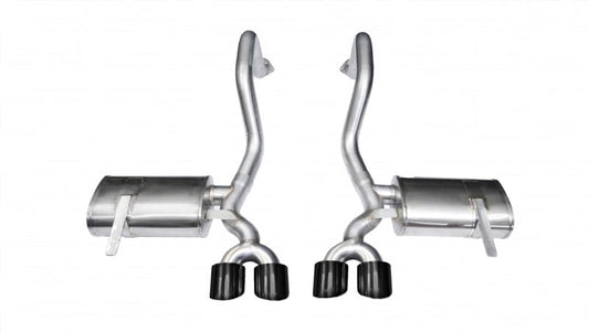 Corsa Performance 97-04 Chevrolet Corvette C5 Z06 5.7L V8 Black Xtreme Axle-Back Exhaust