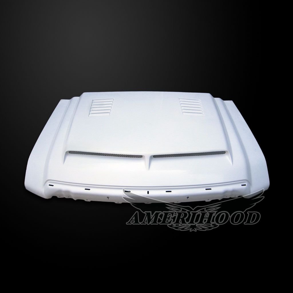 AmeriHood - Ford F-250 2008-2010 Type-E Style Functional Heat Extraction Ram Air Hood