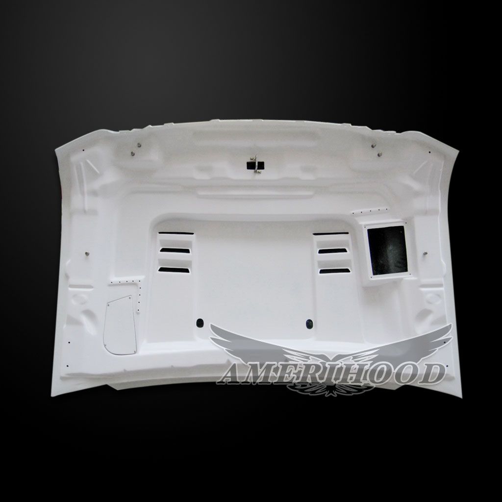 AmeriHood - Ford F-450 2008-2010 Type-E Style Functional Heat Extraction Ram Air Hood