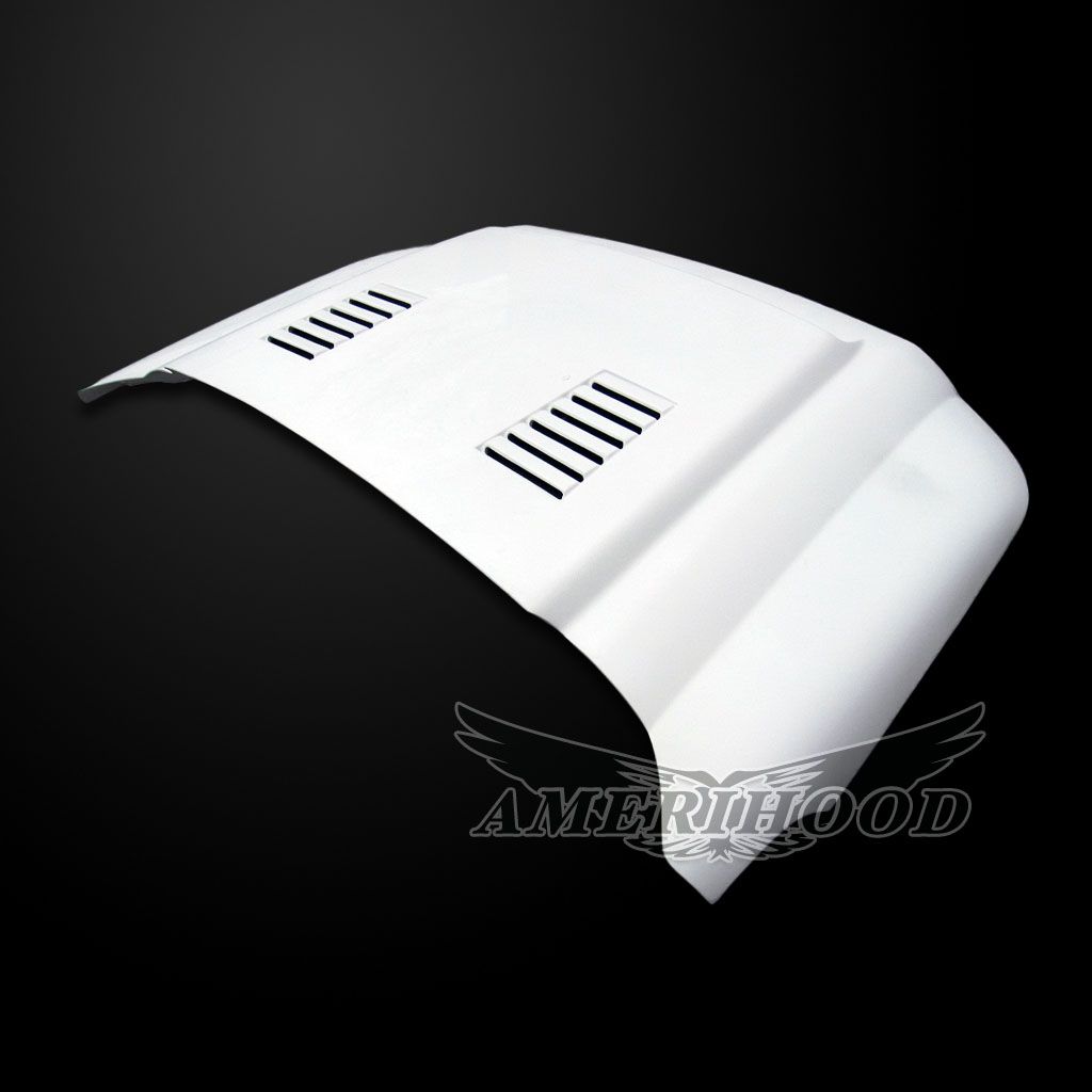AmeriHood - Ford F-350 2011-2016 Type-E Style Functional Heat Extraction Ram Air Hood