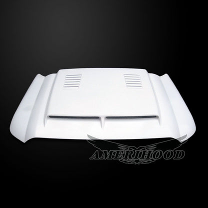AmeriHood - Ford F-450 2011-2016 Type-E Style Functional Heat Extraction Ram Air Hood