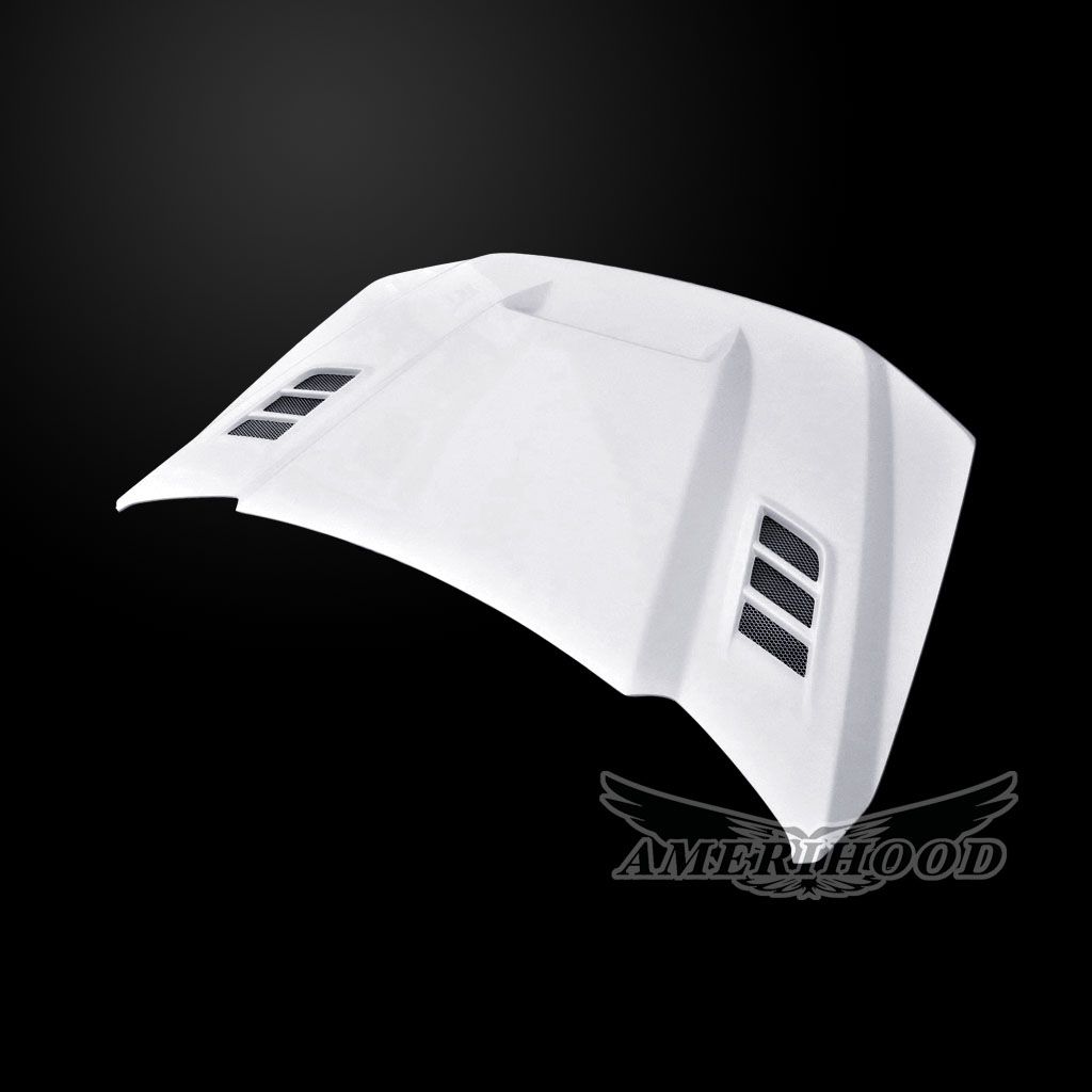 AmeriHood - Ford F-450 2017-2022 Type-SSK Style Functional Heat Extraction Ram Air Hood