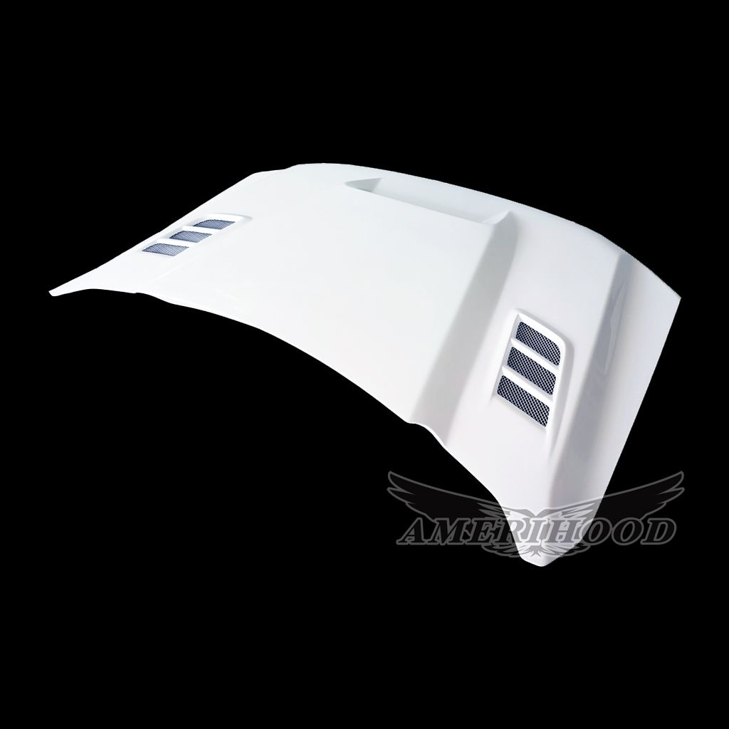 AmeriHood - Ford F-250 2023-2025 Type-SSK Style Functional Heat Extraction Ram Air Hood (Vehicle Registration Card Required)