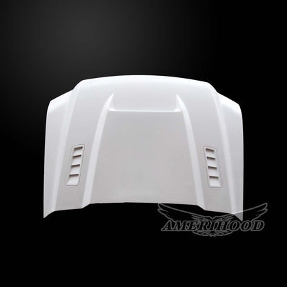 AmeriHood - Ford F-450 2003-2007 Super Duty 6.0L Diesel SSK Style Functional Heat Extractor Ram Air Hood