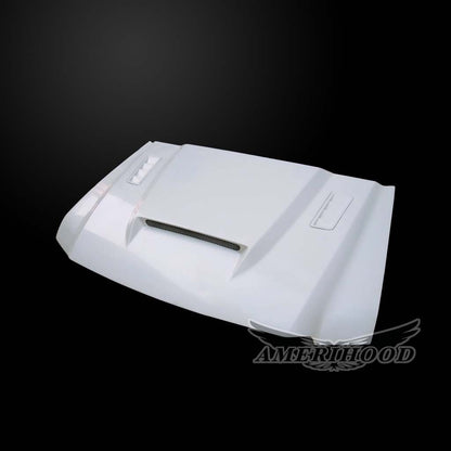 AmeriHood - Ford F-350 1999-2007 Super Duty SSK Style Functional Heat Extractor Ram Air Hood