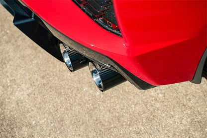 CORSA Performance Corsa 20-23 Chevrolet Corvette C8 RWD 3in Valved Cat-Back w/ 4.5in Carbon Fiber Polished Tips 21100CF
