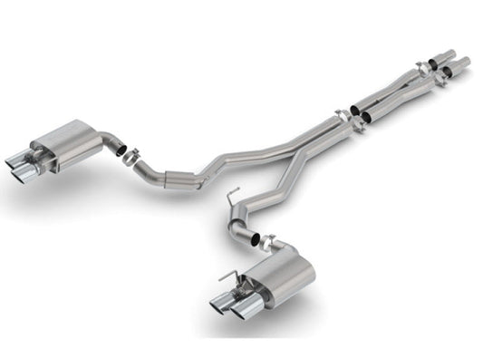 Borla 2018 Ford Mustang GT 5.0L AT/MT 3in S-Type Catback Exhaust w/ Valves 140742