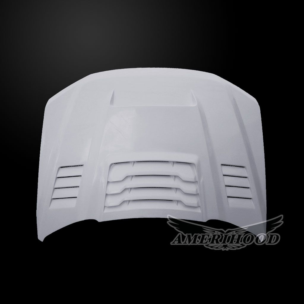 AmeriHood - Ford F-450 2017-2022 RIP Style Functional Heat Extraction Ram Air Hood
