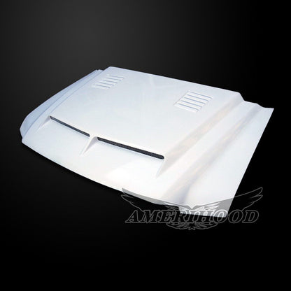 AmeriHood - Ford F-450 1999-2007 Super Duty Type-E Style Functional Heat Extractor Ram Air Hood