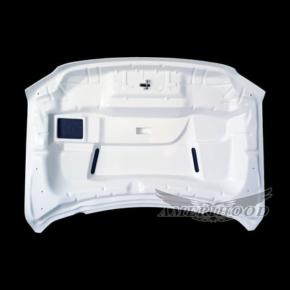 AmeriHood - Ford F-550 2023-2025 Type-SSK Style Functional Heat Extraction Ram Air Hood (Vehicle Registration Card Required)