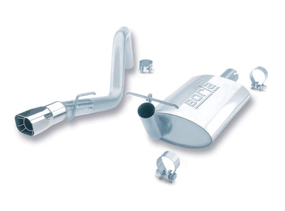 Borla 91-95 Jeep Wrangler YJ 4.0L 6cyl 4WD 2Dr SS Single Rigth Rear Exit Cat-Back Exhaust 14364