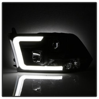 Spyder 09-16 Dodge Ram 1500 Version 2 Headlights Light Bar DRL Black PRO-YD-DR09V2-LBDRL-BK 5084811