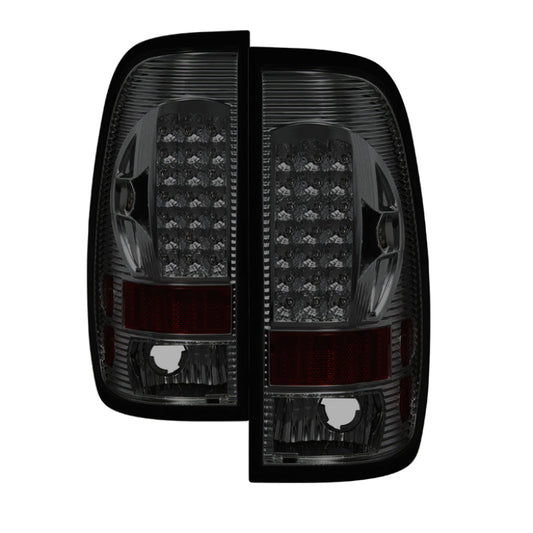 SPYDER Xtune Ford F150 Styleside 97-03 / F250/350/450/550 99-07 LED Tail Lights Smoke ALT-ON-FF15097-LED-SM 5012968