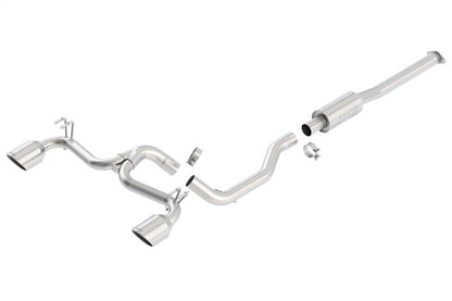 Borla 08-14 Mitsubishi EVO X Catback Exhaust 140285