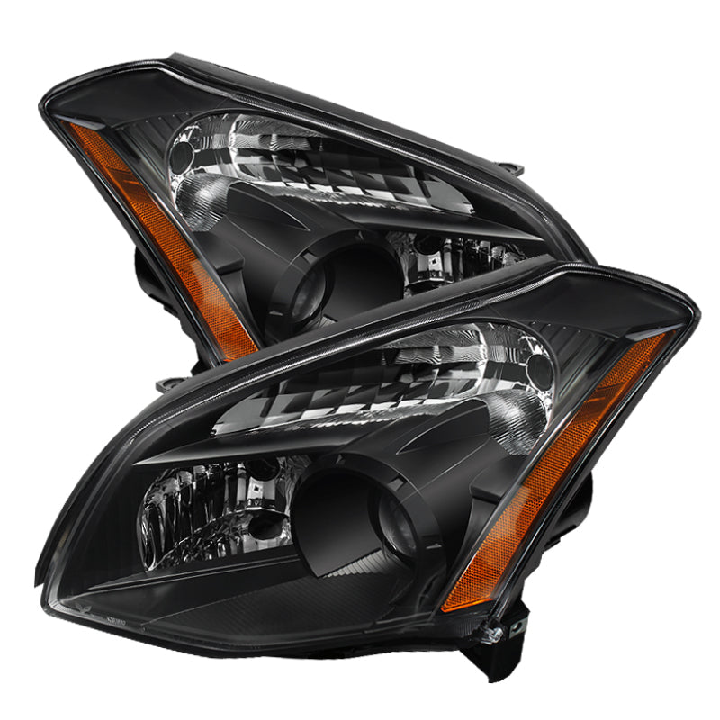SPYDER Xtune Nissan Maxima (Halogen Only) 07-08 Crystal Headlights Black HD-JH-NM07-AM-BK 9025549