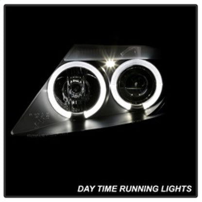 Spyder BMW Z4 03-08 Projector Headlights Halogen Model Only - LED Halo Black PRO-YD-BMWZ403-HL-BK 5029072