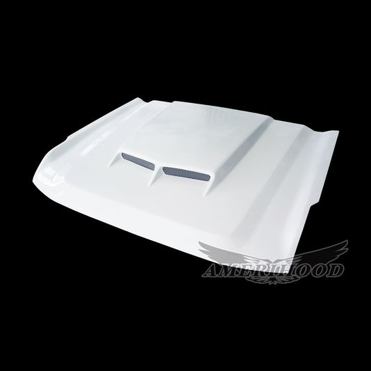 AmeriHood - Ford Bronco 2021-2025 Non-Sport Model Type-C Style Functional Ram Air Hood (Vehicle Registration Card Required)