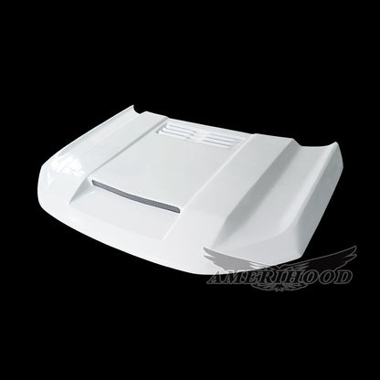 AmeriHood - Ford Bronco Sport 2021-2025 Type BFT Style Functional Heat Extractor Ram Air Hood (Vehicle Registration Card Required)