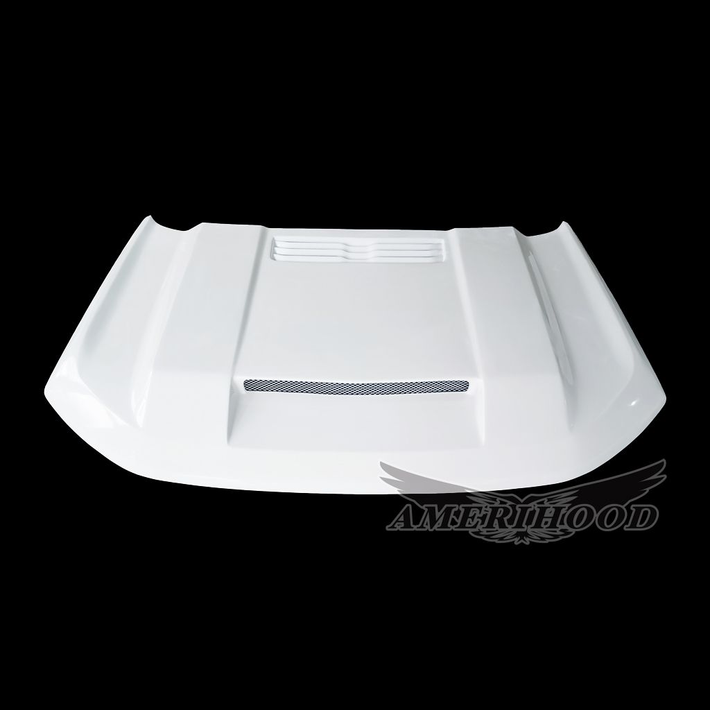 AmeriHood - Ford Bronco Sport 2021-2025 Type BFT Style Functional Heat Extractor Ram Air Hood (Vehicle Registration Card Required)