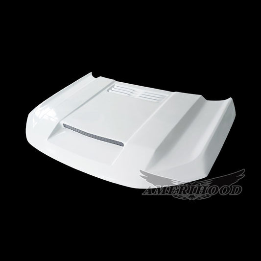 AmeriHood - Ford Bronco Sport 2021-2025 Type BFT Style Functional Heat Extractor Ram Air Hood (Vehicle Registration Card Required)