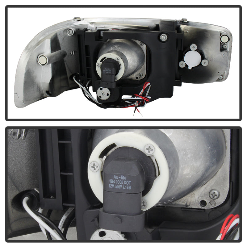 Spyder GMC Sierra 1500/2500/3500 99-06 Projector Headlights LED Halo LED Chrome PRO-YD-CDE00-HL-C 5009364
