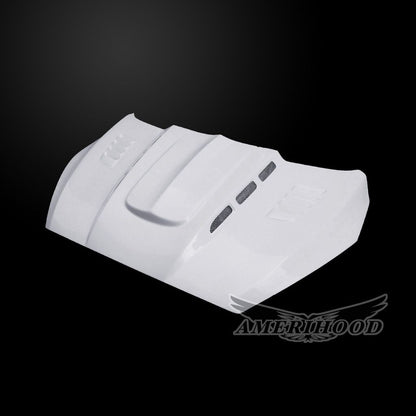 AmeriHood - Ford Focus 2015-2018 W/O Electric Type-AGG Style Functional Heat Extraction Hood