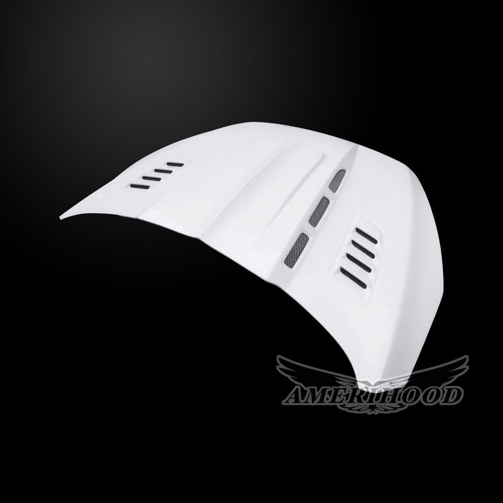 AmeriHood - Ford Focus 2015-2018 W/O Electric Type-AGG Style Functional Heat Extraction Hood