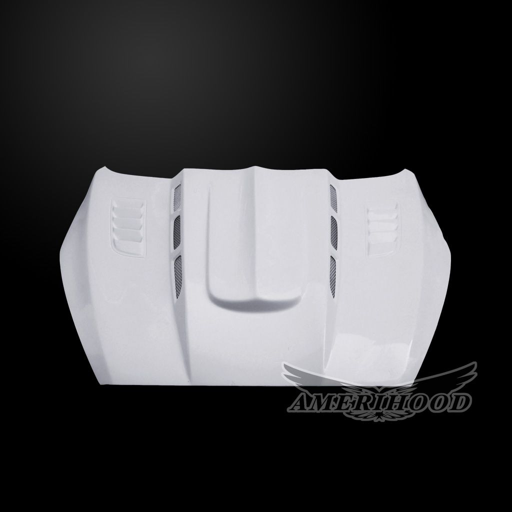 AmeriHood - Ford Focus 2015-2018 W/O Electric Type-AGG Style Functional Heat Extraction Hood