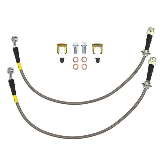 FactionFab Rear Stainless Steel Brake Lines Subaru Impreza 1993-2001 with Disk Brakes