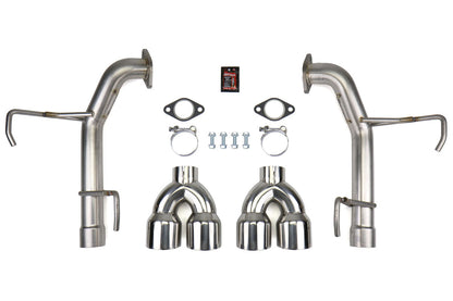 FactionFab Axle Back Exhaust Polished Tip WRX / STI 2011-2014 Sedan