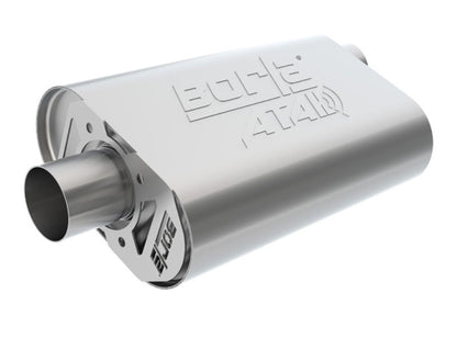 Borla CrateMuffler Big Block Mopar 383/413/426/440 2.5in Offset/Center 14inx4.35inx9in Oval Muffler 400941