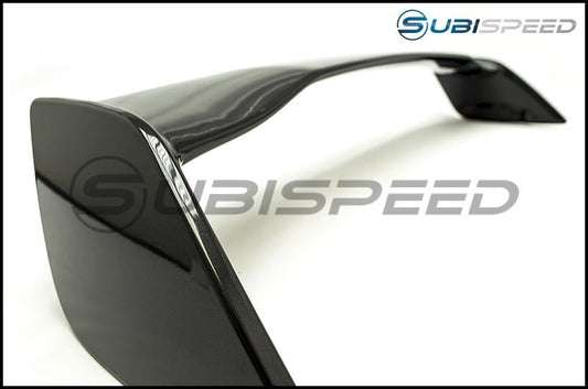 OLM STI Style Paint Matched Spoiler - Dark Gray Metallic Asphalt - 2015-2021 Subaru WRX / STI
