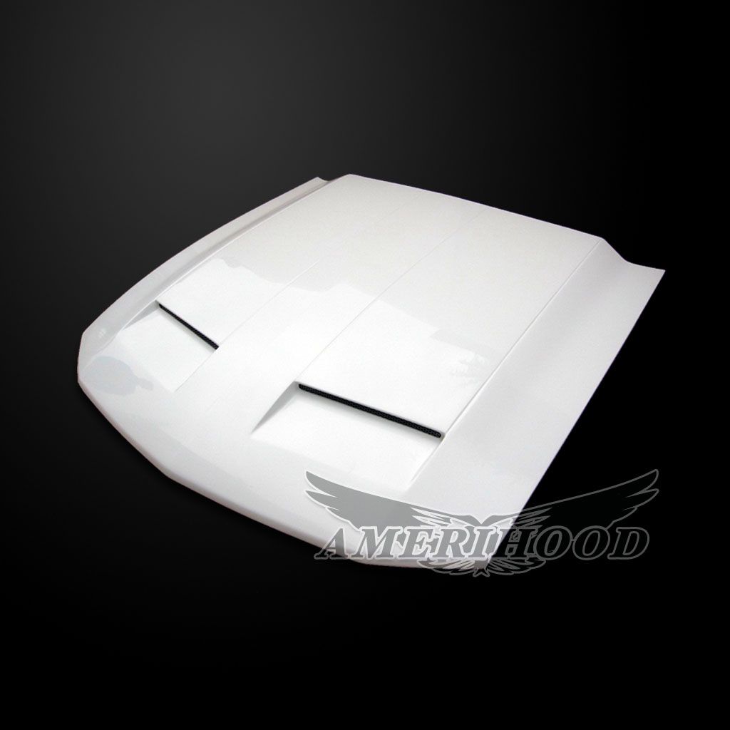 AmeriHood - Ford Mustang 2005-2009 Type-GTR Style Functional Ram Air Hood