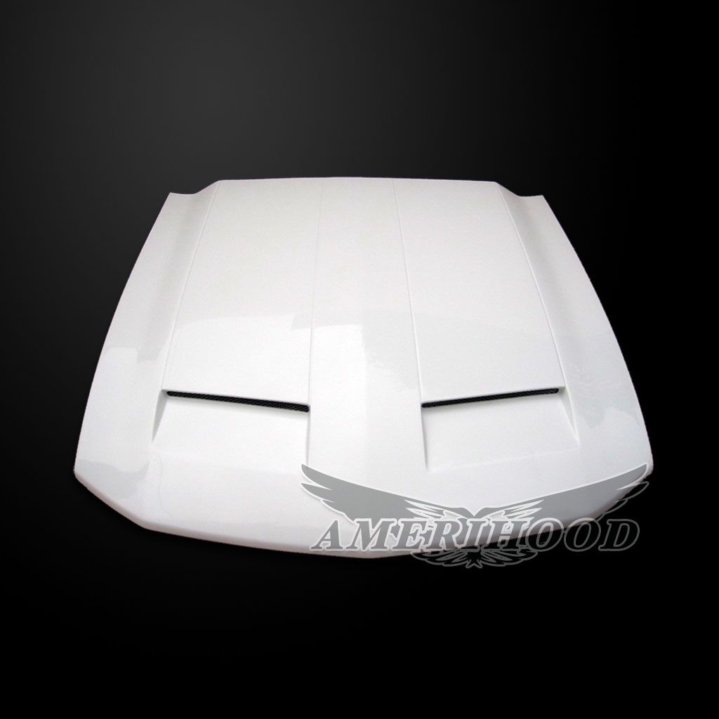 AmeriHood - Ford Mustang 2005-2009 Type-GTR Style Functional Ram Air Hood