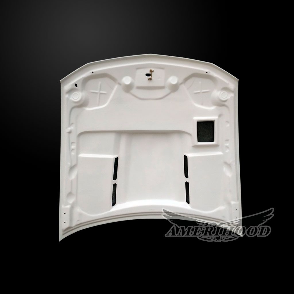 AmeriHood - Ford Mustang 2005-2009 Type-SMS Style Functional Heat Extraction Ram Air Hood