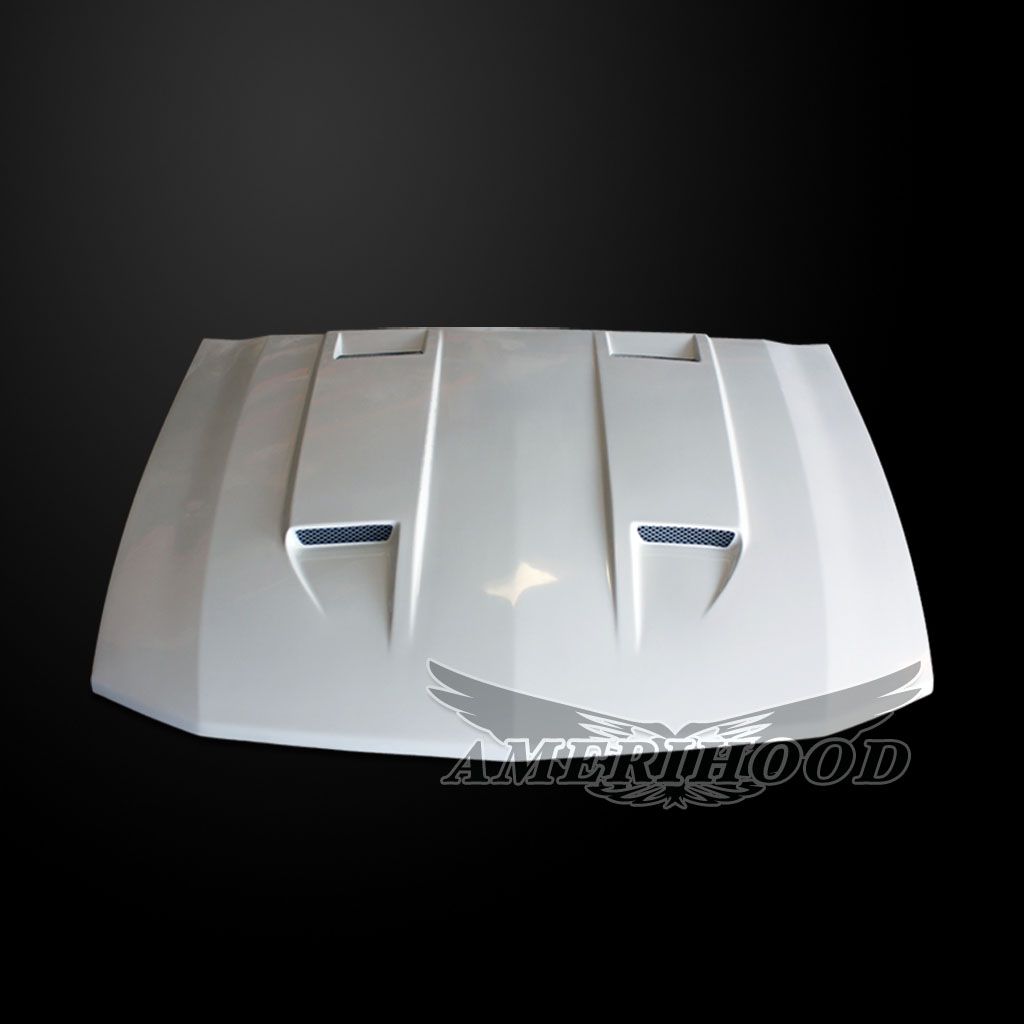 AmeriHood - Ford Mustang 2005-2009 Type-3 Style Functional Heat Extractioni Ram Air Hood