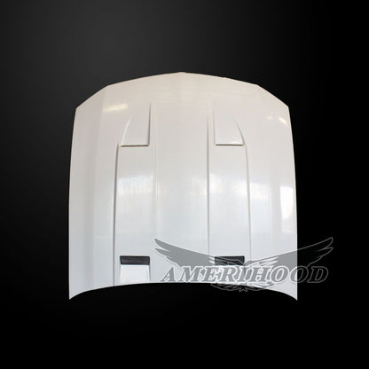 AmeriHood - Ford Mustang 2005-2009 Type-3 Style Functional Heat Extractioni Ram Air Hood