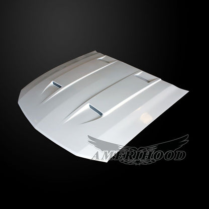 AmeriHood - Ford Mustang 2005-2009 Type-3 Style Functional Heat Extractioni Ram Air Hood