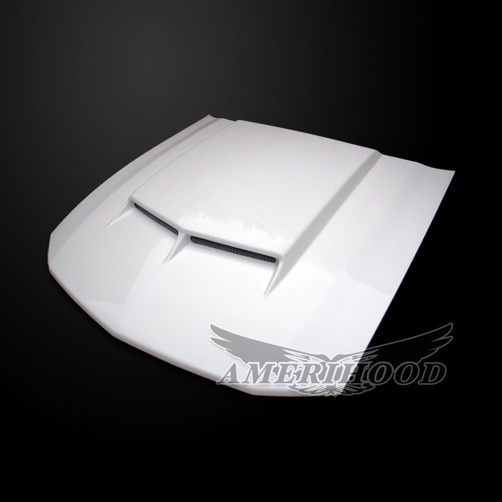 AmeriHood - Ford Mustang 2005-2009 Type-C Style Functional Ram Air Hood