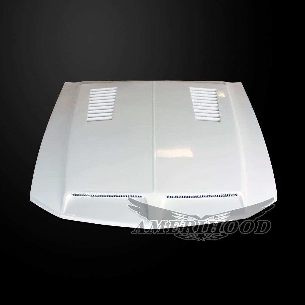 AmeriHood - Ford Mustang 2005-2009 Type-C Style Functional Ram Air Hood