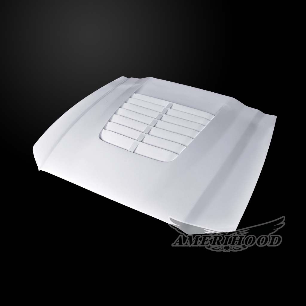 AmeriHood - Ford Mustang GT500 2010-2014 GT5 Style Functional Heat Extraction Hood