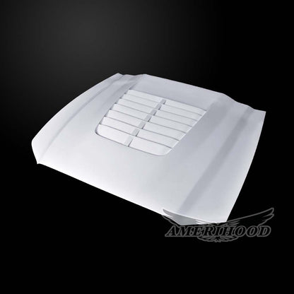 AmeriHood - Ford Mustang GT500 2010-2014 GT5 Style Functional Heat Extraction Hood