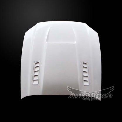 AmeriHood - Ford Mustang Shelby GT500 2010-2014 SMS Style Functional Heat Extractor Ram Air Hood